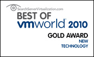 VM world 2010 NEW TECHNOLOGY部門 最優秀賞GOLD AWARD