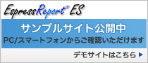 EspressReport ES サンプルサイトはこちら