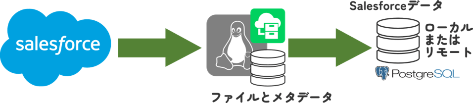 Salesforceデータに特化したアーキテクチャ