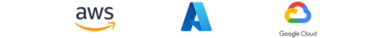 AWS／Azure／Google Cloud